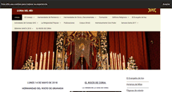 Desktop Screenshot of consejohermandadescoria.com