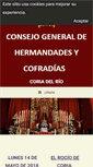 Mobile Screenshot of consejohermandadescoria.com
