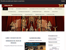 Tablet Screenshot of consejohermandadescoria.com